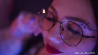 Lecherous husband piss on tits his wench's and anal fuck her, and she gets cum in mouth.