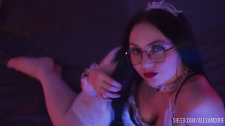 Lecherous husband piss on tits his wench's and anal fuck her, and she gets cum in mouth.