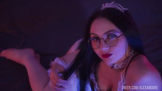 Lecherous husband piss on tits his wench's and anal fuck her, and she gets cum in mouth.
