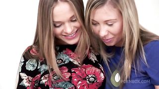 Blonde Teen Lesbian Fingering Each Other