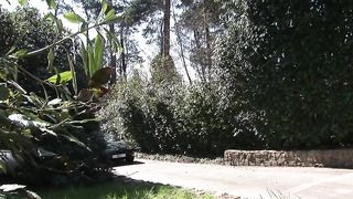 Brunette Rita Faltoyano Sucks Dick Outside And Gets Fucked