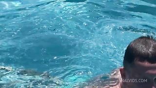 Met a hot twink by the pool and fucked him in my room