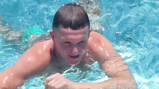 Met a hot twink by the pool and fucked him in my room