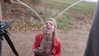 Hitch-hiking wet, Baby Kxtten, 6on1, ATM, DAP, Deepthroat, Rough Sex, Big Gapes, Pee Drink, Shower, Cum in Mouth, Swallow GIO2620