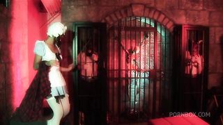 Lucy Has Anal And Takes A Load On Her Face In The Dungeon