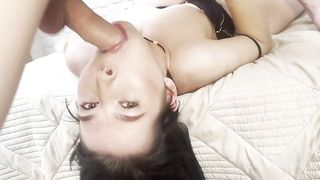 NEW teen 20 y.o Aarol Renti and her first ANAL - 0% pussy - 1on1 - short version