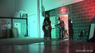 Kit Lee And Kat Lee Fuck Two Skater Dudes In A Group Sex Foursome