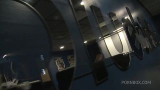 Sultry Dark Asian Beauty Lana Violet Strips Down And Fingers Juicy