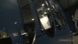 Sultry Dark Asian Beauty Lana Violet Strips Down And Fingers Juicy