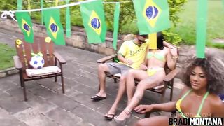 Suruba com duas gostosas na copa do mundo