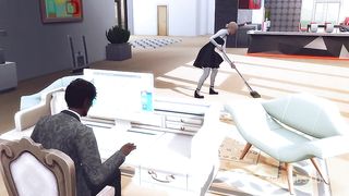 SEXY MAID WAS INTERVIEWED FOR HARD ANAL SEX BY THE BBC (SIMS 4 + HENTAI + SFM)