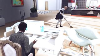 SEXY MAID WAS INTERVIEWED FOR HARD ANAL SEX BY THE BBC (SIMS 4 + HENTAI + SFM)