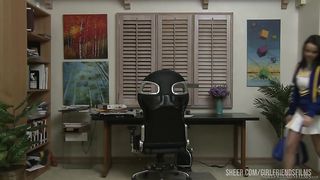 Dillion Harper and Prinzzess licks ass and eat pussy after cheer practice