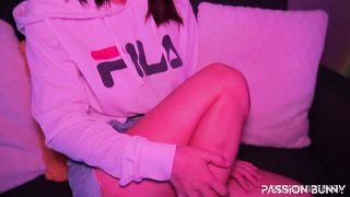 Slutty wife fucked in tight anal with huge creampie