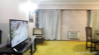 ME CALENTE MIRANDO LA TELE Y LO HICE COJERME EL ORTO TODA LA NOCHE