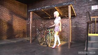 Delta White's Bit Tit Bounce In The Camera As She Is Fucked From Behind