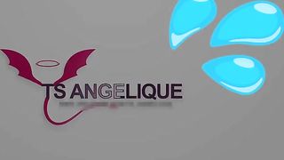 TS Angelique Monroe - Getting fucked by my big dildo