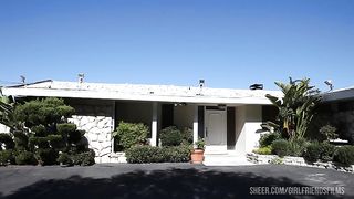 Cute Elsa Jean sucks Brook Haze's perky Teen Tits