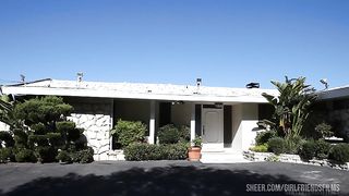 Cute Elsa Jean sucks Brook Haze's perky Teen Tits