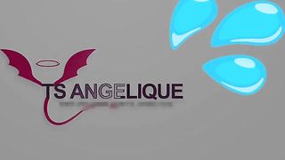 TS Angelique Monroe - Getting fucked by my big dildo - second version