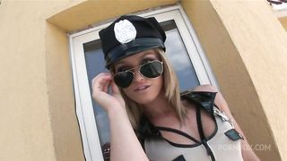 Cathy Cambell Wears Her High Heels And Glasses While Getting Fucked