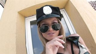 Cathy Cambell Wears Her High Heels And Glasses While Getting Fucked