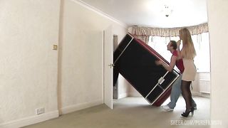 Asian fucks hard in three