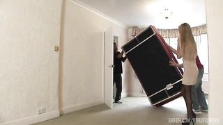 Asian fucks hard in three