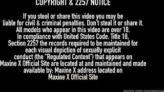 Oriental MILF Maxine X Uses Her Machine Dildo On Busty Janessa Jordan!