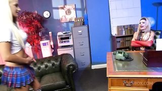 Cindy Behr Introduces Lou Lou To Sex With Strapons