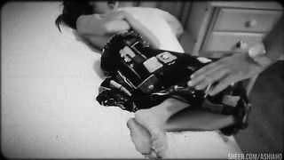 Security camera record from psychiatric hospital where workers using girls for persona desires in most bad way...