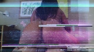 Freaky Ebony Teen Gets Double Stuffed by two Massive Black Dicks