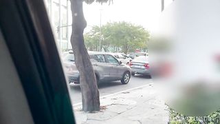Botei o safado pra mamar pau grosso de travesti no carro