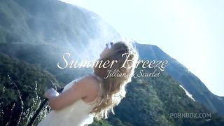 Scarlet Red And Jillian Janson Fuck In The Woods Where Pussy Tastes Best!