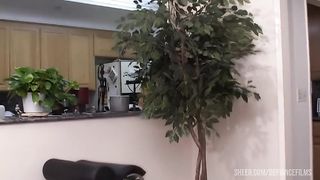 Mischa Mckinnon Easily Swallows The Big Black Bone In Her Face