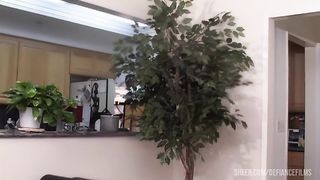 Mischa Mckinnon Easily Swallows The Big Black Bone In Her Face