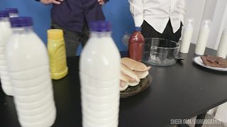 Horny Food Critic Fucked and Degraded Wet, Julia North, 5on1, DAP, DP, ButtRose, Pee Drink, Shower, Squirt, Creampie GIO2652