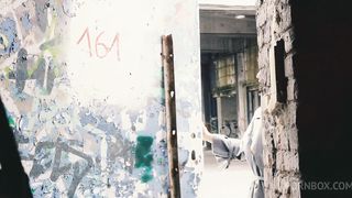 SAVE THE LOST PLACE AND GET FUCKED. HORNY BRUNETTE FUCKED OUTDOORS (FULL VERSION)