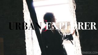 SAVE THE LOST PLACE AND GET FUCKED. HORNY BRUNETTE FUCKED OUTDOORS (FULL VERSION)