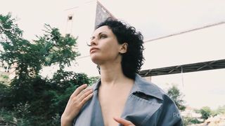 SAVE THE LOST PLACE AND GET FUCKED. HORNY BRUNETTE FUCKED OUTDOORS (FULL VERSION)