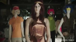 The dolls came to life and had a big orgy