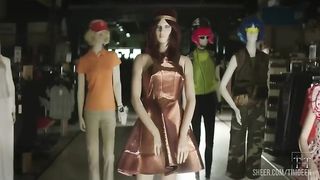 The dolls came to life and had a big orgy