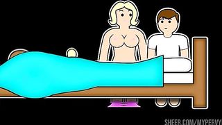 "Inappropriate Kiss" - Horny Stepmom Gives Into Perverted Primal Urge with Stepson