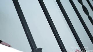 Married Slut Lets BBC Stretch Her Asshole Out in Front of Curious Cuck Hubby