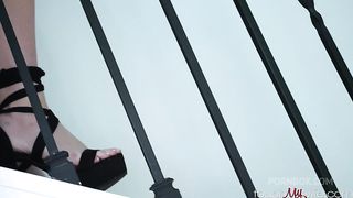 Married Slut Lets BBC Stretch Her Asshole Out in Front of Curious Cuck Hubby