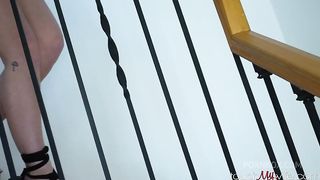 Married Slut Lets BBC Stretch Her Asshole Out in Front of Curious Cuck Hubby