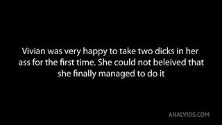 Brazilian blonde cutie Vivian LOLA first double anal and by huge dicks (DAP, DAPBreakin, ATM, Monster cock, BBC, gapes, IR) OB238