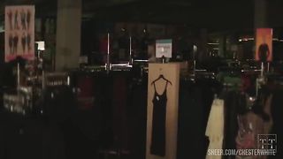 An orgy of live Barbies!