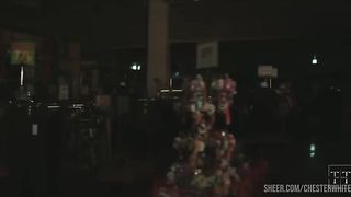 An orgy of live Barbies!