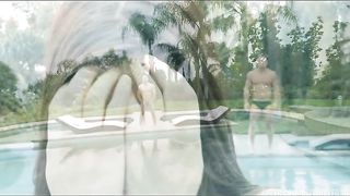 Sexy Brunnette Jenna J Ross Gets Her Pussy Plowed In The Pool